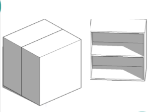 BLANCO SIMPLE CUBPOARD