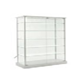 LARGE GLASS DISPLAYCASE: 5-TIER