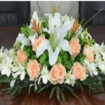 ROSES LILLIES GERANIUM GREENERY