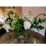 GERANIUM ROSES GREENERY