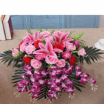 ROSES LILLIES GLADIOLUS